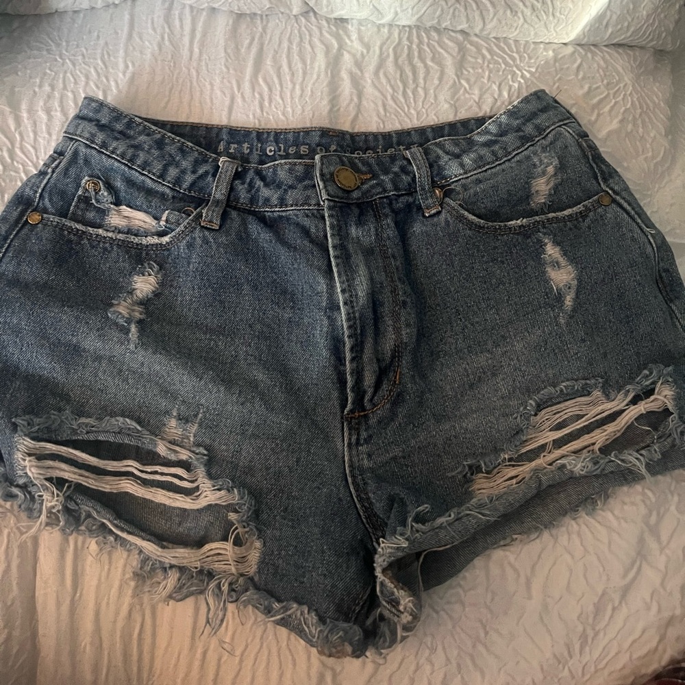 Articles of Society jean shorts